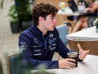 Franco Colapinto of Williams Racing poses for a portrait during the Formula 1 Grand Prix of Brazil at Autodromo Jose Carlos Pace in Sao Paul...