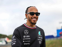 Lewis Hamilton of the Mercedes AMG F1 Team W15 poses for a portrait during the Formula 1 Grand Prix of Brazil at Autodromo Jose Carlos Pace...