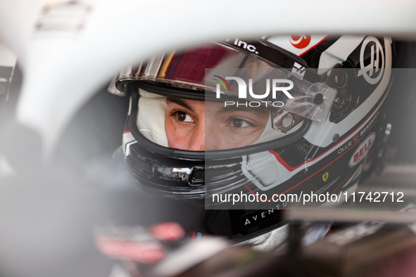 Oliver Bearman of Haas F1 Team VF-24 Ferrari poses for a portrait during the Formula 1 Grand Prix of Brazil at Autodromo Jose Carlos Pace in...