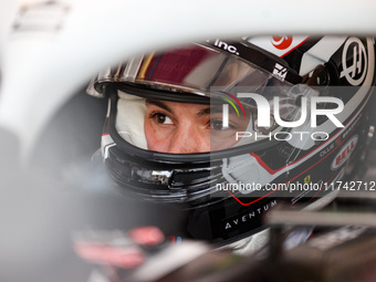 Oliver Bearman of Haas F1 Team VF-24 Ferrari poses for a portrait during the Formula 1 Grand Prix of Brazil at Autodromo Jose Carlos Pace in...