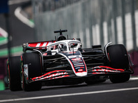 Oliver Bearman of Haas F1 Team VF-24 Ferrari competes during the Formula 1 Grand Prix of Brazil at Autodromo Jose Carlos Pace in Sao Paulo,...