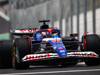 Liam Lawson of Visa Cash App RB F1 Team VCARB 01 competes during the Formula 1 Grand Prix of Brazil at Autodromo Jose Carlos Pace in Sao Pau...