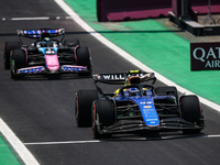 Franco Colapinto of Williams Racing FW46 competes during the Formula 1 Grand Prix of Brazil at Autodromo Jose Carlos Pace in Sao Paulo, Braz...