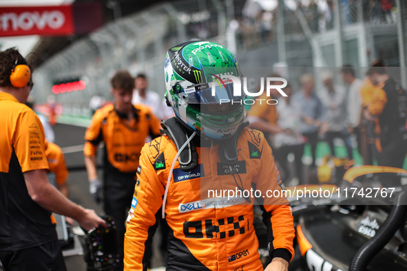 Oscar Piastri of the McLaren F1 Team MCL38 poses for a portrait during the Formula 1 Grand Prix of Brazil at Autodromo Jose Carlos Pace in S...