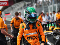 Oscar Piastri of the McLaren F1 Team MCL38 poses for a portrait during the Formula 1 Grand Prix of Brazil at Autodromo Jose Carlos Pace in S...