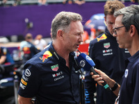 Christian Horner, Team Principal of Red Bull Racing, poses for a portrait during the Formula 1 Grand Prix of Brazil at Autodromo Jose Carlos...