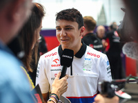 Isack Hadjar of the Visa Cash App RB F1 Team poses for a portrait during the Formula 1 Grand Prix of Brazil at Autodromo Jose Carlos Pace in...