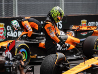 Lando Norris of the McLaren F1 Team MCL38 poses for a portrait during the Formula 1 Grand Prix of Brazil at Autodromo Jose Carlos Pace in Sa...