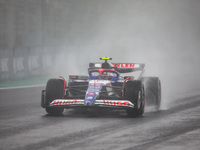 Yuki Tsunoda of the Visa Cash App RB F1 Team VCARB 01 competes during the Formula 1 Grand Prix of Brazil at Autodromo Jose Carlos Pace in Sa...