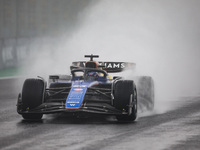 Alexander Albon of Williams Racing FW45 competes during the Formula 1 Grand Prix of Brazil at Autodromo Jose Carlos Pace in Sao Paulo, Brazi...