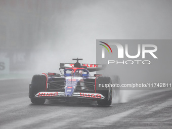 Liam Lawson of Visa Cash App RB F1 Team VCARB 01 competes during the Formula 1 Grand Prix of Brazil at Autodromo Jose Carlos Pace in Sao Pau...