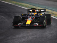 Max Verstappen of Red Bull Racing RB20 competes during the Formula 1 Grand Prix of Brazil at Autodromo Jose Carlos Pace in Sao Paulo, Brazil...