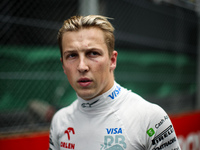 Liam Lawson of Visa Cash App RB F1 Team Reserve Driver poses for a portrait during the Formula 1 Grand Prix of Brazil at Autodromo Jose Carl...