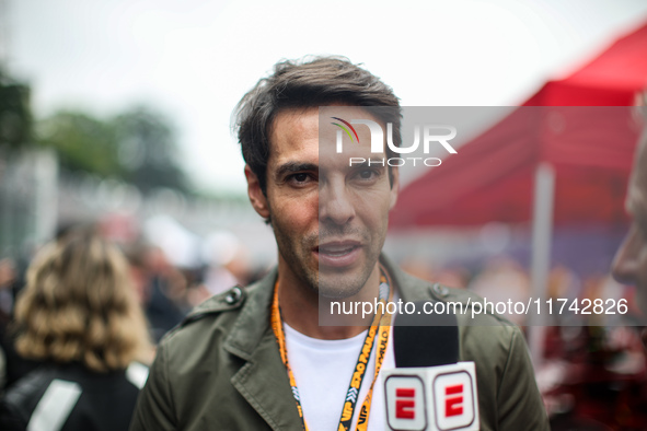 Ricardo Izecson dos Santos Leite, known as Kaka, a former football player, poses for a portrait during the Formula 1 Grand Prix of Brazil at...