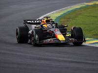 Max Verstappen of Red Bull Racing RB20 competes during the Formula 1 Grand Prix of Brazil at Autodromo Jose Carlos Pace in Sao Paulo, Brazil...