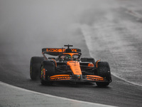 Oscar Piastri of the McLaren F1 Team drives the MCL38 during the Formula 1 Grand Prix of Brazil at Autodromo Jose Carlos Pace in Sao Paulo,...