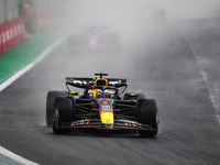 Max Verstappen of Red Bull Racing RB20 competes during the Formula 1 Grand Prix of Brazil at Autodromo Jose Carlos Pace in Sao Paulo, Brazil...