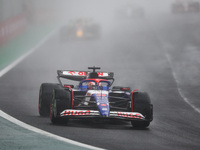 Liam Lawson of Visa Cash App RB F1 Team VCARB 01 competes during the Formula 1 Grand Prix of Brazil at Autodromo Jose Carlos Pace in Sao Pau...