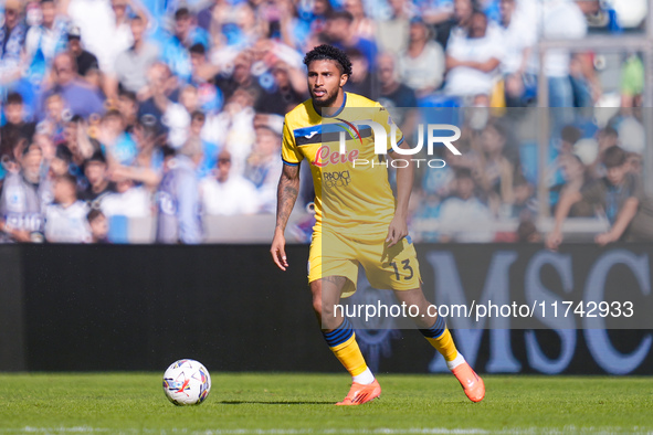 Ederson of Atalanta BC during the serie Serie A Enilive match between SSC Napoli and Atalanta BC at Stadio Diego Armando Maradona on Novembe...