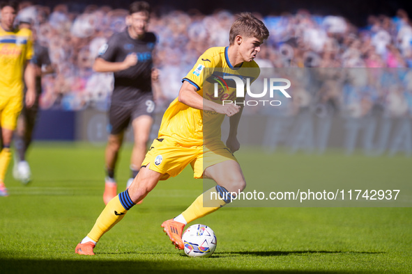 Marten de Roon of Atalanta BC during the serie Serie A Enilive match between SSC Napoli and Atalanta BC at Stadio Diego Armando Maradona on...