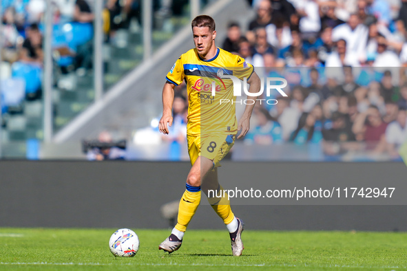 Mario Pasalic of Atalanta BC during the serie Serie A Enilive match between SSC Napoli and Atalanta BC at Stadio Diego Armando Maradona on N...