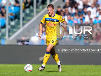 Mario Pasalic of Atalanta BC during the serie Serie A Enilive match between SSC Napoli and Atalanta BC at Stadio Diego Armando Maradona on N...