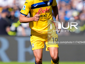 Berat Djimsiti of Atalanta BC during the serie Serie A Enilive match between SSC Napoli and Atalanta BC at Stadio Diego Armando Maradona on...