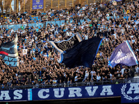 Supporters of SSC Napoli during the serie Serie A Enilive match between SSC Napoli and Atalanta BC at Stadio Diego Armando Maradona on Novem...