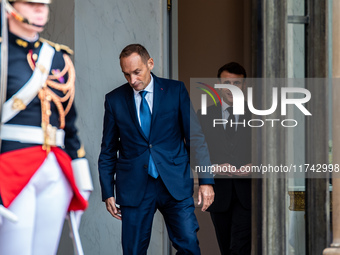 President of the Republic Emmanuel Macron receives Kassym-Jomart Tokaiev, President of the Republic of Kazakhstan, at the Elysee Palace in P...