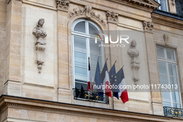 President of the Republic Emmanuel Macron receives Kassym-Jomart Tokaiev, President of the Republic of Kazakhstan, at the Elysee Palace in P...