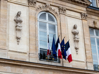 President of the Republic Emmanuel Macron receives Kassym-Jomart Tokaiev, President of the Republic of Kazakhstan, at the Elysee Palace in P...