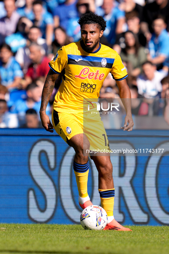 Ederson of Atalanta BC during the serie Serie A Enilive match between SSC Napoli and Atalanta BC at Stadio Diego Armando Maradona on Novembe...