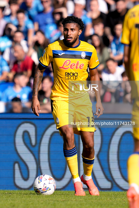 Ederson of Atalanta BC during the serie Serie A Enilive match between SSC Napoli and Atalanta BC at Stadio Diego Armando Maradona on Novembe...