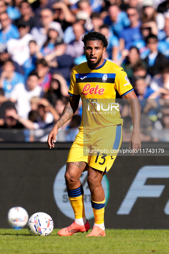 Ederson of Atalanta BC during the serie Serie A Enilive match between SSC Napoli and Atalanta BC at Stadio Diego Armando Maradona on Novembe...