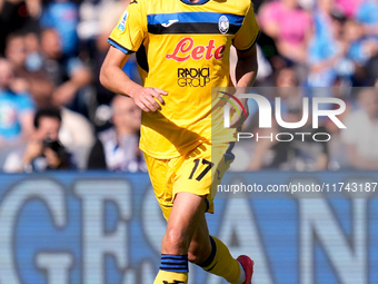 Charles De Ketelaere of Atalanta BC during the serie Serie A Enilive match between SSC Napoli and Atalanta BC at Stadio Diego Armando Marado...