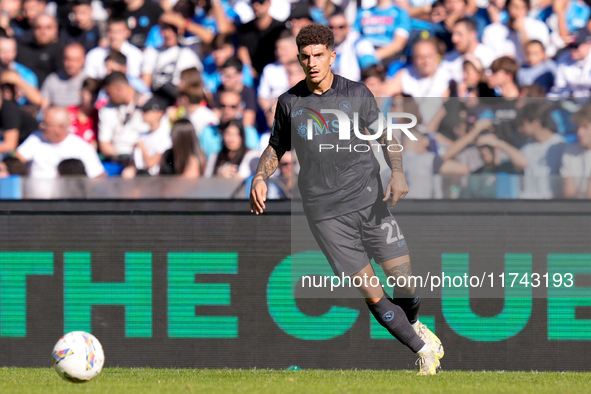 Giovanni Di Lorenzo of SSC Napoli during the serie Serie A Enilive match between SSC Napoli and Atalanta BC at Stadio Diego Armando Maradona...