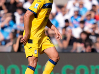 Berat Djimsiti of Atalanta BC during the serie Serie A Enilive match between SSC Napoli and Atalanta BC at Stadio Diego Armando Maradona on...