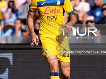 Matteo Ruggeri of Atalanta BC during the serie Serie A Enilive match between SSC Napoli and Atalanta BC at Stadio Diego Armando Maradona on...