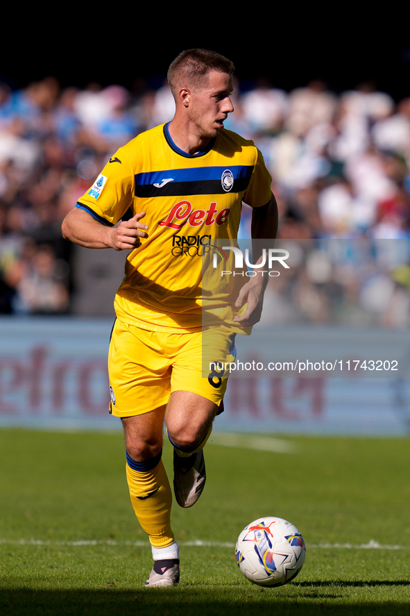 Mario Pasalic of Atalanta BC during the serie Serie A Enilive match between SSC Napoli and Atalanta BC at Stadio Diego Armando Maradona on N...