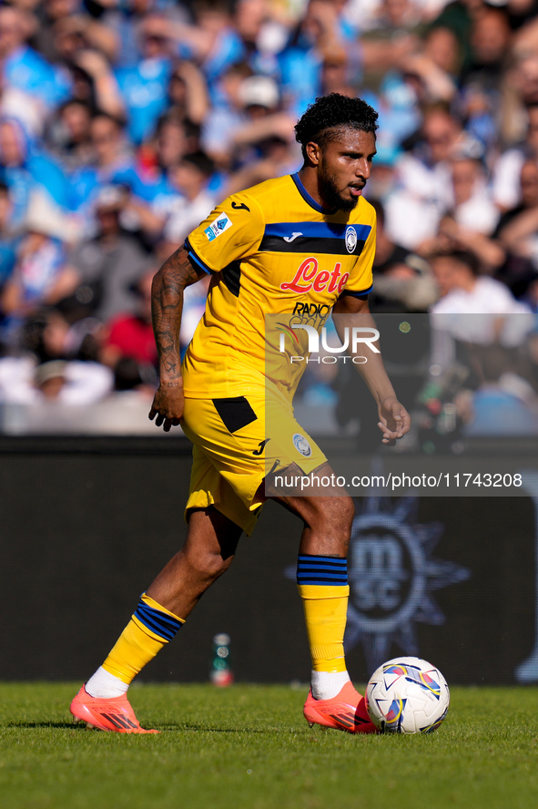 Ederson of Atalanta BC during the serie Serie A Enilive match between SSC Napoli and Atalanta BC at Stadio Diego Armando Maradona on Novembe...