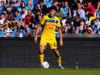 Matteo Ruggeri of Atalanta BC during the serie Serie A Enilive match between SSC Napoli and Atalanta BC at Stadio Diego Armando Maradona on...