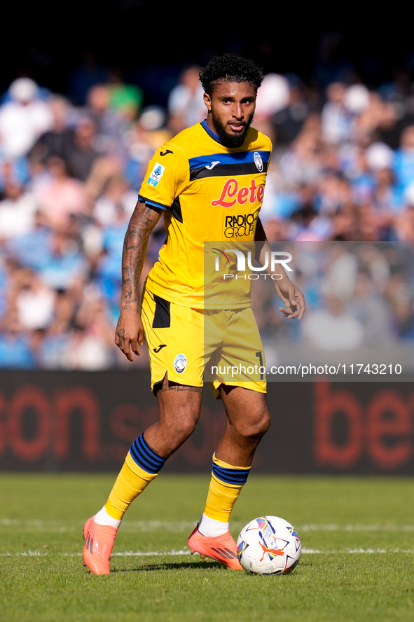 Ederson of Atalanta BC during the serie Serie A Enilive match between SSC Napoli and Atalanta BC at Stadio Diego Armando Maradona on Novembe...