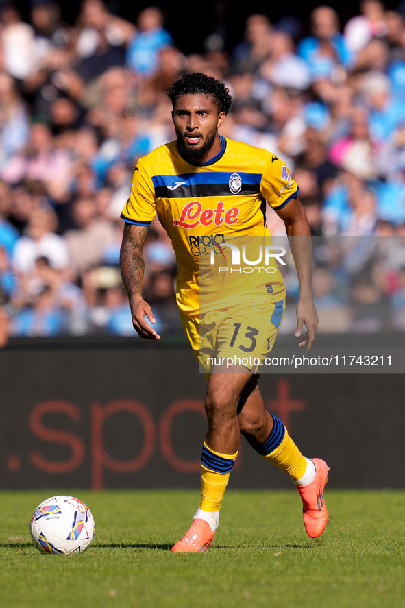 Ederson of Atalanta BC during the serie Serie A Enilive match between SSC Napoli and Atalanta BC at Stadio Diego Armando Maradona on Novembe...