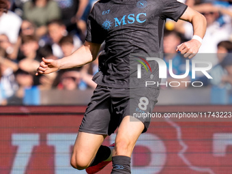 Scott McTominay of SSC Napoli during the serie Serie A Enilive match between SSC Napoli and Atalanta BC at Stadio Diego Armando Maradona on...