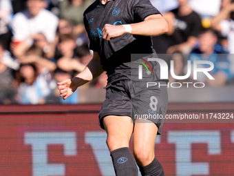 Scott McTominay of SSC Napoli during the serie Serie A Enilive match between SSC Napoli and Atalanta BC at Stadio Diego Armando Maradona on...