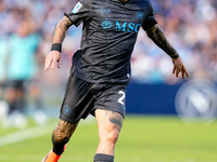 Matteo Politano of SSC Napoli during the serie Serie A Enilive match between SSC Napoli and Atalanta BC at Stadio Diego Armando Maradona on...