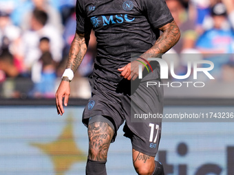 Mathias Olivera of SSC Napoli during the serie Serie A Enilive match between SSC Napoli and Atalanta BC at Stadio Diego Armando Maradona on...