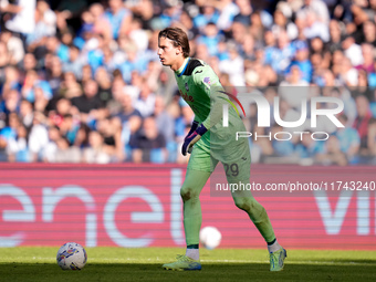 Marco Carnesecchi of Atalanta BC during the serie Serie A Enilive match between SSC Napoli and Atalanta BC at Stadio Diego Armando Maradona...