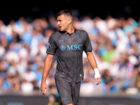 Alessandro Buongiorno of SSC Napoli looks on during the serie Serie A Enilive match between SSC Napoli and Atalanta BC at Stadio Diego Arman...