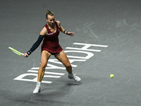 RIYADH, SAUDI ARABIA - NOVEMBER 05: Barbora Krejcikova of Czech Republic during her match against Jessica Pegula of USA, on day 4 of the 202...